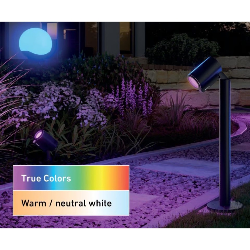 Steinel 093907 - Kit base LED RGBW 2x lampada da esterno LED/7,8W/24V IP65