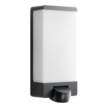 Steinel 094263 - Numéro de maison éclairé avec détecteur 1xE27/15W/230V L 14 S IP44