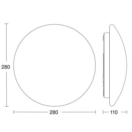 STEINEL 56032 - Lampada da esterno LED con sensore LED/9,5W/230V IP54