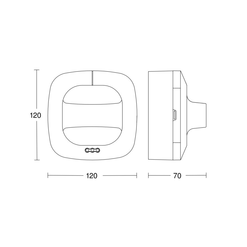 Steinel 590703 - Détecteur de présence Dual HF COM1 blanc