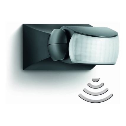 STEINEL 600419 - IS-1 Sensore a infrarossi da esterno nero IP54