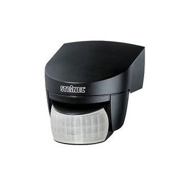 STEINEL 608811 - Capteur infrarouge extérieur IS 140-2 noir IP54