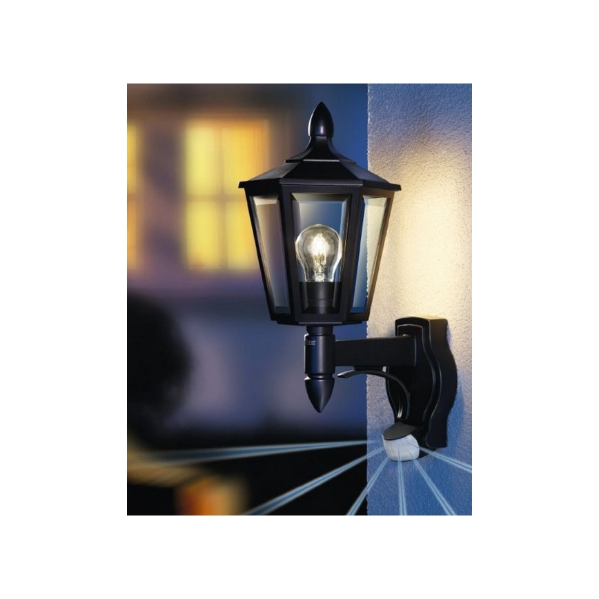 Steinel 617813 - Außenwandleuchte mit Sensor L 15 1xE27/60W/230V IP44