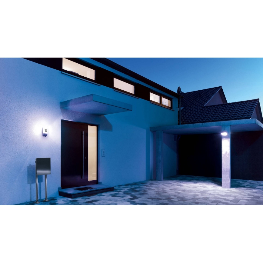 STEINEL 650612 - L1 Lampada da esterno con sensore nera IP44