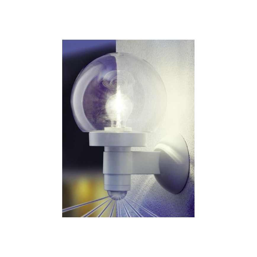 Steinel 657413 - Lampada da parete con sensore per esterno L 115 S 1xE27/60W/230V