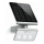 STEINEL 671013 - Riflettore solare a LED con sensore XSolar L-S 1,2W/LED argento