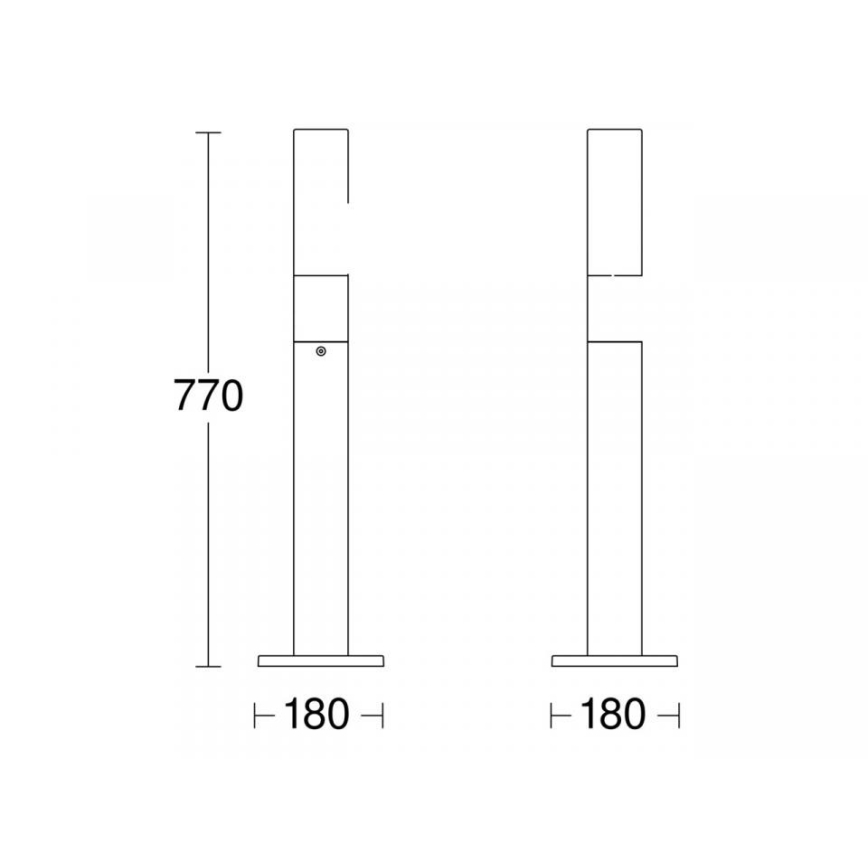 STEINEL 69469 - Lampada LED da esterno GL 65 LED/8,5W/230V IP44 3000K antracite
