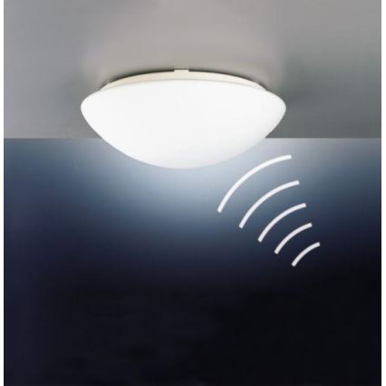 STEINEL 738013-RS 16L - Lampada  da esterno con sensore 1xE27/60W/230V