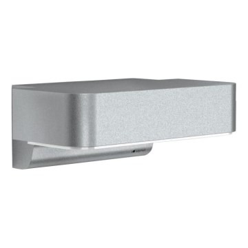 STEINEL 87555 - LED Applique da esterno con sensore L 800 SC LED/7,5W/230V IP44 argento