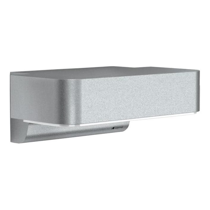 STEINEL 87555 - LED Applique da esterno con sensore L 800 SC LED/7,5W/230V IP44 argento