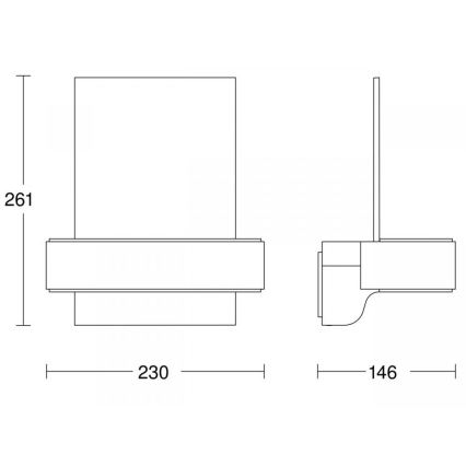 STEINEL 87579 - Numéro de maison avec détecteur L 820 SC LED/9,8W/230V IP44
