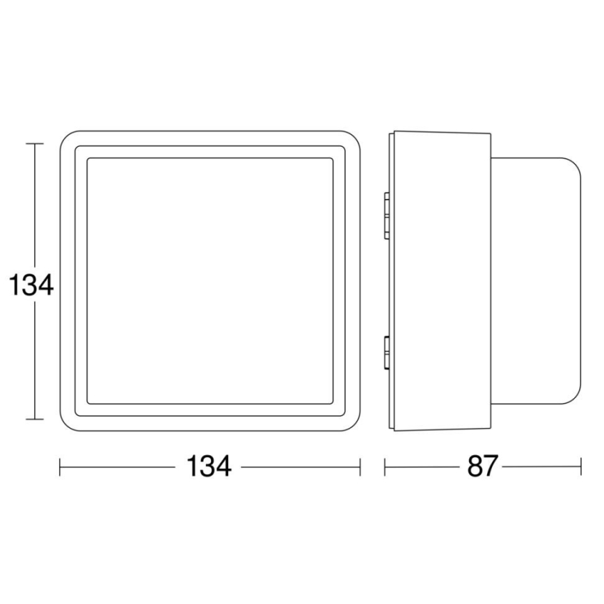 Steinel - Applique a LED dimmerabile L 845 C LED/9W/230V 3000K IP44 antracite
