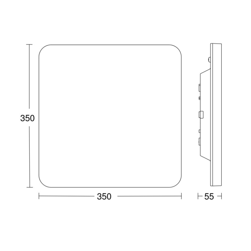 Steinel - Dimmbare LED-Deckenleuchte mit Sensor RSPROR30QBASICSC 23,26W/230V IP40 3000K