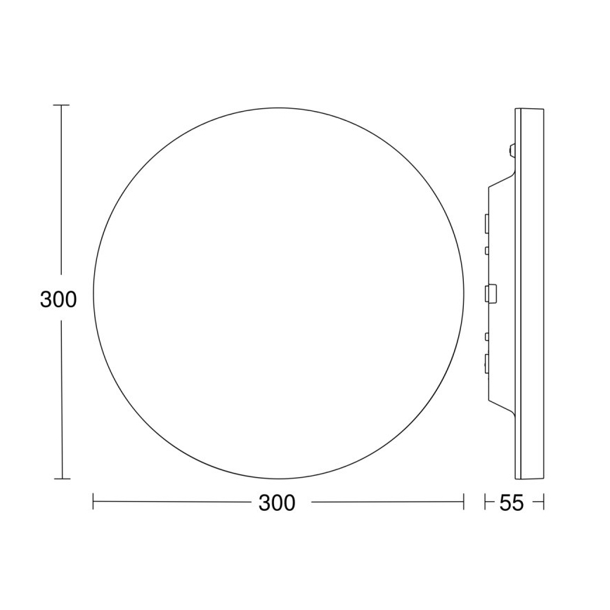 Steinel 067809 - Plafoniera LED dimmerabile con sensore RS PRO R10 BASIC SC LED/8,5W/230V 4000K IP40