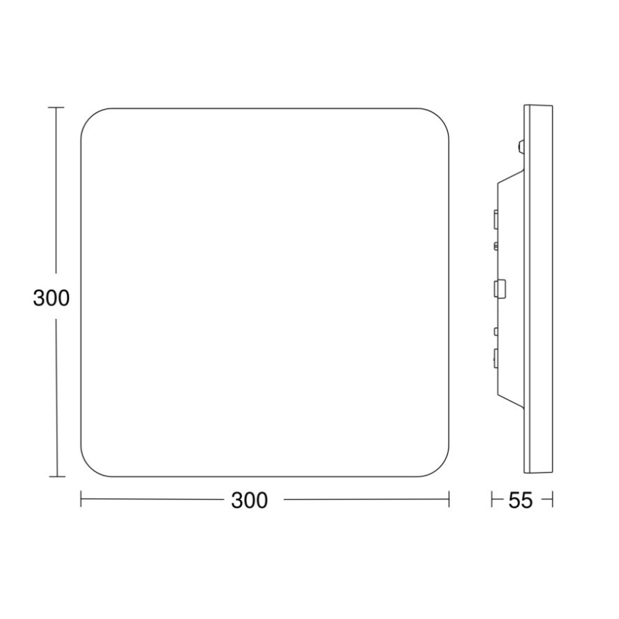 Steinel - Plafoniera LED dimmerabile con sensore RSPROR20BASICQ 15,3W/230V IP40 4000K