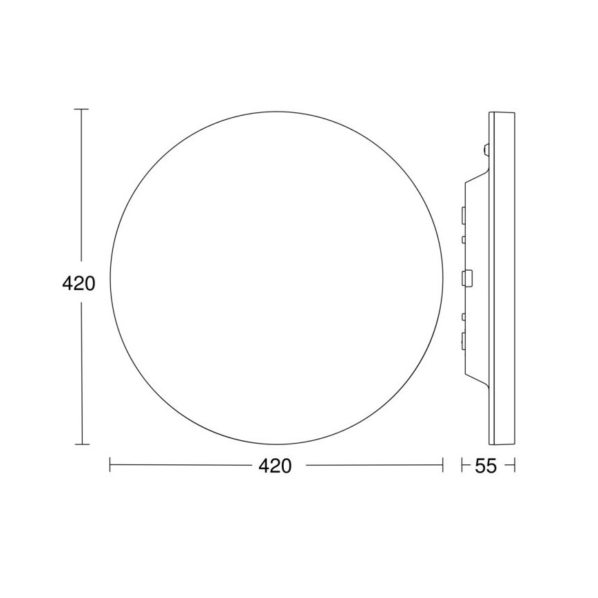 Steinel - Plafoniera LED dimmerabile con sensore RSPROR30BASICSC 23,22W/230V IP40 3000K