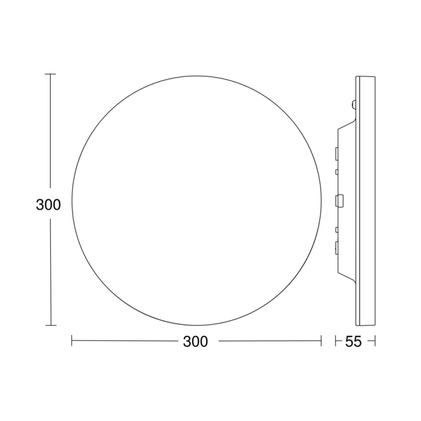 Steinel 067717 - Plafonnier LED à intensité variable avec détecteur RS PRO R10 PLUS SC 8,5W/230V IP40 3000K
