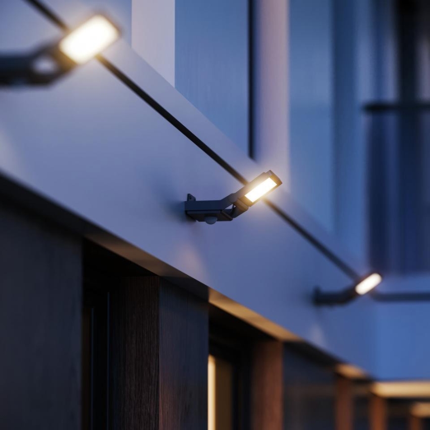 Steinel - Projecteur LED avec détecteur XLED PRO ONE S 18,4W/230V IP44 3000K anthracite + télécommande