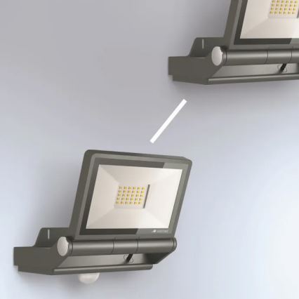 Steinel - Projecteur LED avec détecteur XLED PRO ONE S 18,4W/230V IP44 3000K anthracite + télécommande