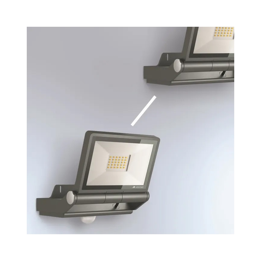 Steinel - Projecteur LED avec détecteur XLED PRO ONE S 18,4W/230V IP44 3000K anthracite + télécommande
