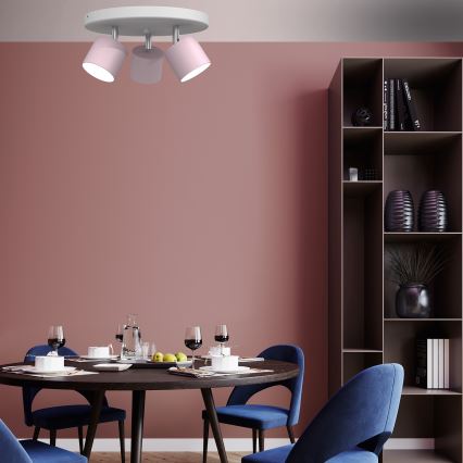 Strahler DIXIE 3xGX53/11W/230V rosa