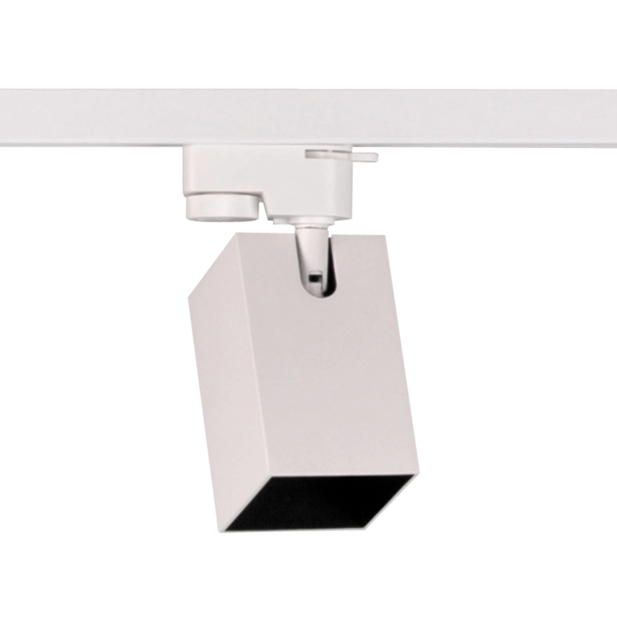 Strahler für Schienensystem SQUARE 3xGU10/10W/230V + 1 m Schienensystem weiß