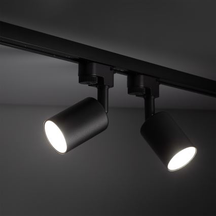 Strahler für 1-Phasen-Schienensystem TOP 1xGU10/10W/230V schwarz