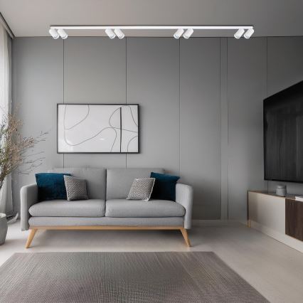 Strahler HERO SPOT 8xGU10/9W/230V weiß
