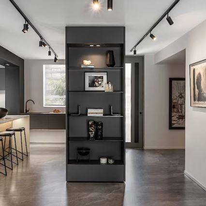 Strahler in Schienensystem 4xGU10/25W/230V 2 m schwarz