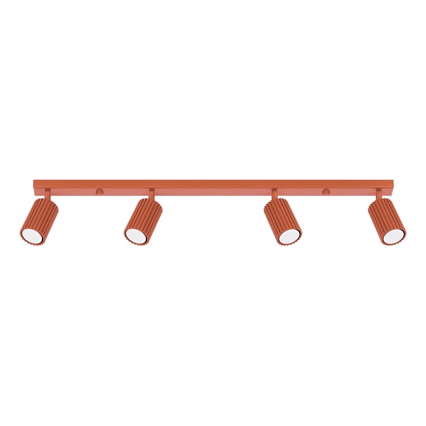 Strahler KARBON 4xGU10/10W/230V rot