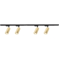Strahler mit Schienensystem MICA 4xGU10/10W/230V golden/schwarz