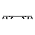 Strahler RING 6L 6xGU10/10W/230V schwarz