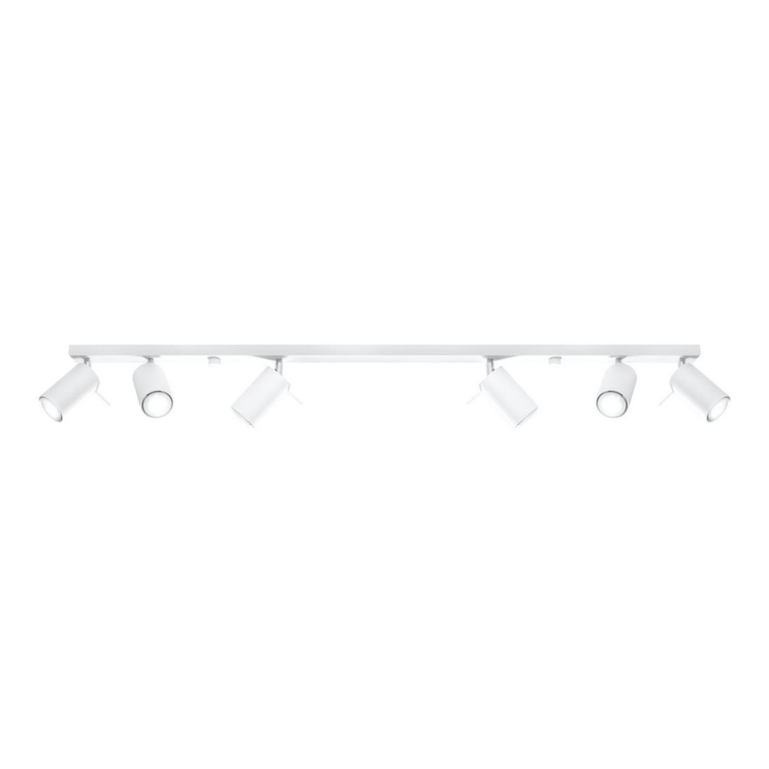 Strahler RING 6L 6xGU10/10W/230V weiß