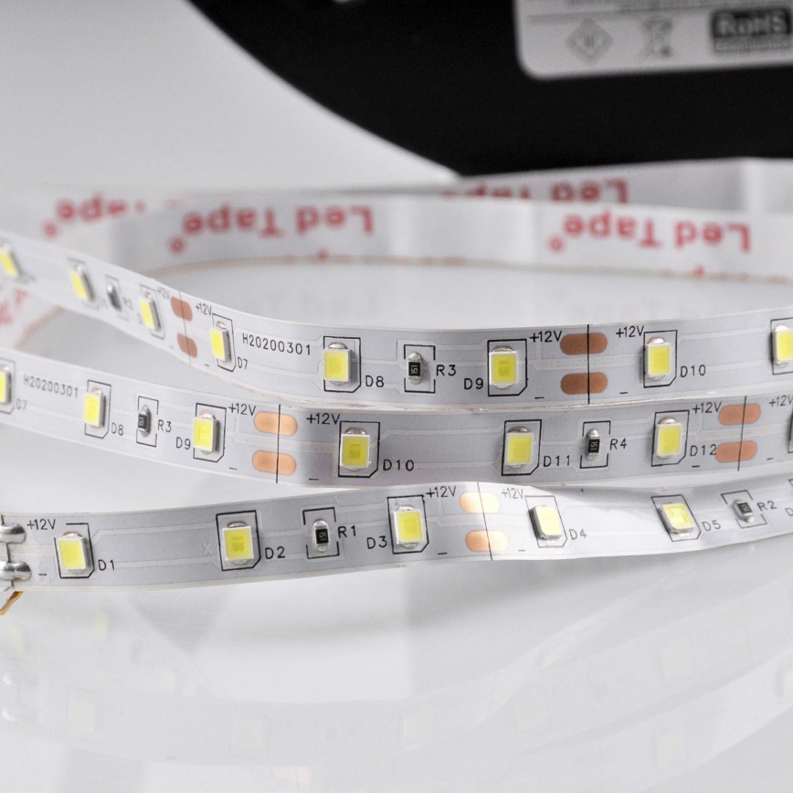 Striscia LED 5m LED/10W/12V IP20 6500K