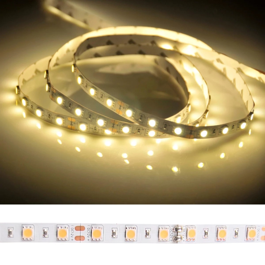 Striscia LED 5m LED/45W/12V IP65 bianco