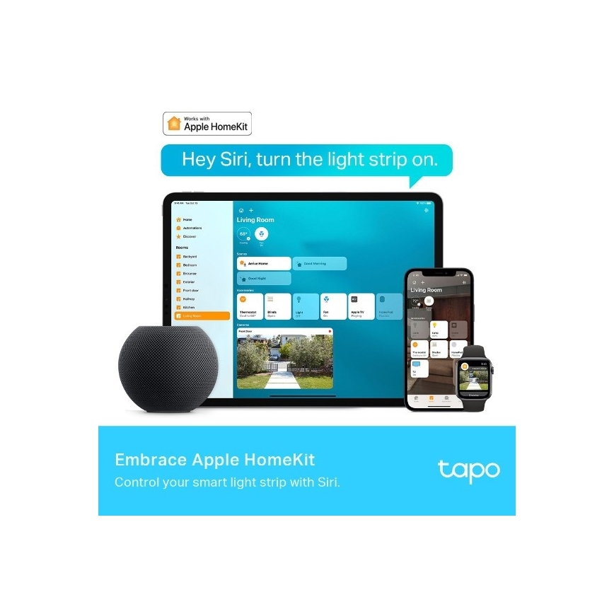 Striscia LED RGBW dimmerabile 5 m LED/24W/230V Wi-Fi