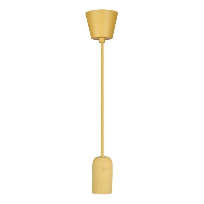 Stromkabel 1xE27/60W/230V Beton/beige