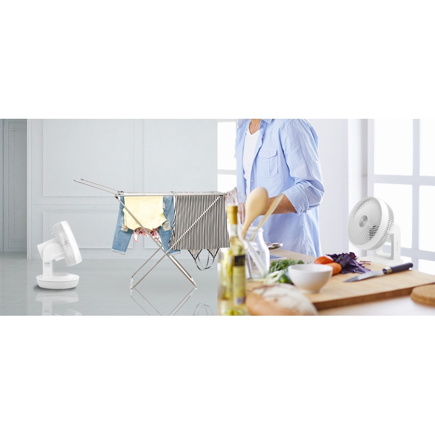 Stylies - Ventilateur de table TARA 45W/230V blanc