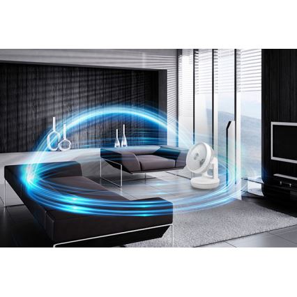 Stylies - Ventilateur de table TARA 45W/230V blanc