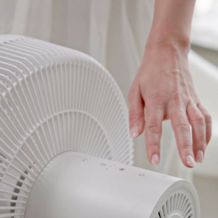 Stylies - Ventilatore a piantana ANTILA 25 W/230 V diam. 40 cm bianco + telecomando