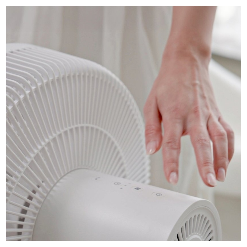 Stylies - Ventilatore a piantana ANTILA 25 W/230 V diam. 40 cm bianco + telecomando