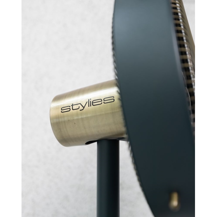 Stylies - Ventilatore a piantana URANUS 35W/230V Ø 35 cm nero