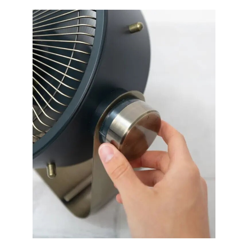 Stylies - Ventilatore da pavimento CASTOR 40W/230V nero