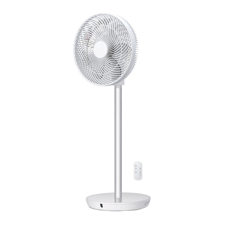 Stylies - Ventilatore da pavimento TUKAN 60 cm 25W/230V Bianco