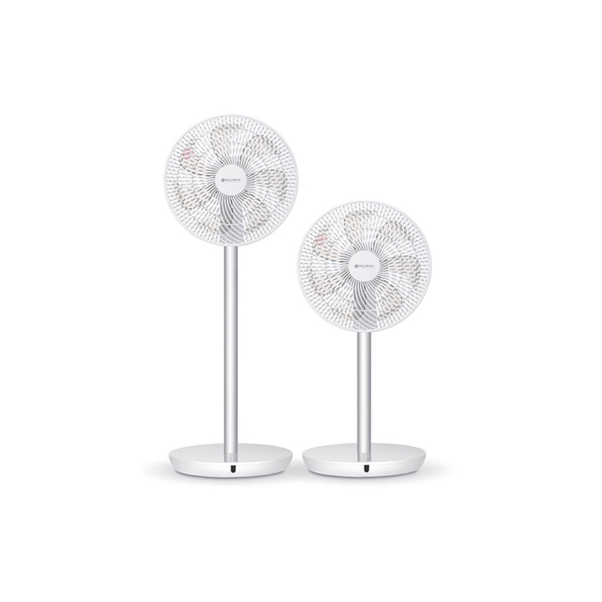 Stylies - Ventilatore da pavimento TUKAN 60 cm 25W/230V Bianco