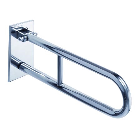 Support 10x25 cm inox/argenté