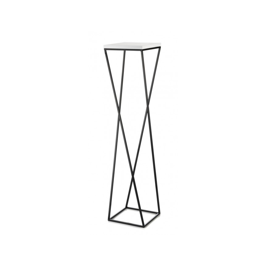 Support pot de fleur LOFT 100x24 cm noir/blanc