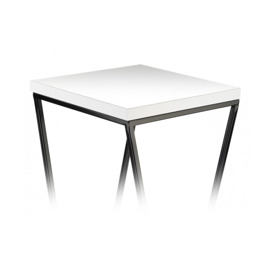 Support pot de fleur LOFT 100x24 cm noir/blanc