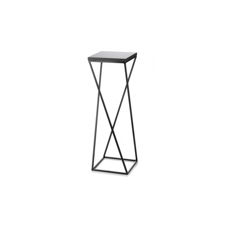 Support pot de fleur LOFT 70x24 cm noir
