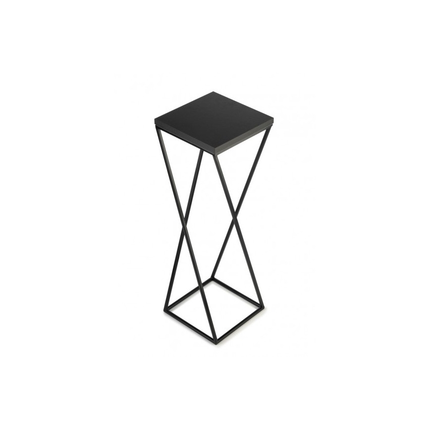 Support pot de fleur LOFT 70x24 cm noir
